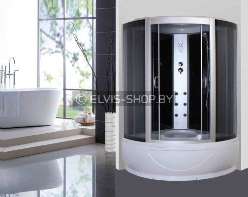 Душевая кабина (бокс) с ванной PG150H GRAY